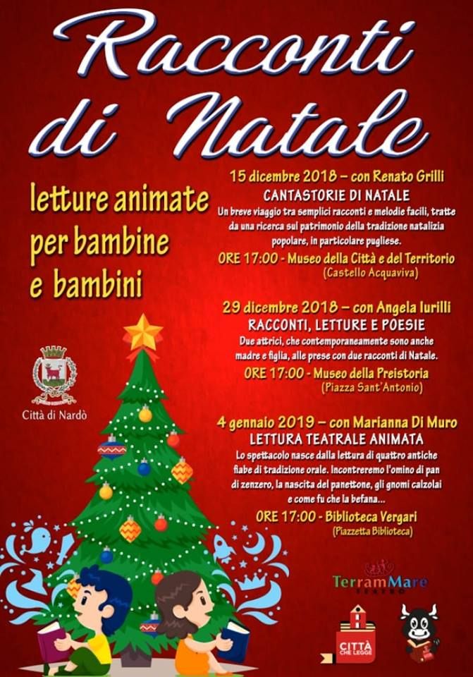 Poesie Facili Di Natale.Bambini Ecco I Racconti Natalizi Della Tradizione Popolare Appuntamento Domani Ore 17 Con Renato Grilli E Il Primo Dei Tre Racconti Di Natale Lorasalento Loradinardo