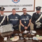 DROGA E ARMI A MONTERONI DI LECCE. I CARABINIERI ARRESTATO UN 42ENNE