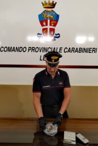 LECCE, PRESIDIO E SICUREZZA DELL’ARMA DEI CARABINIERI: SEQUESTRATI 50 GRAMMI DI EROINA E UN ARRESTO