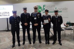 EROI TRA LE FIAMME, A BERGAMO RICONOSCIMENTO ALLA POLIZIA LOCALE NERITINA